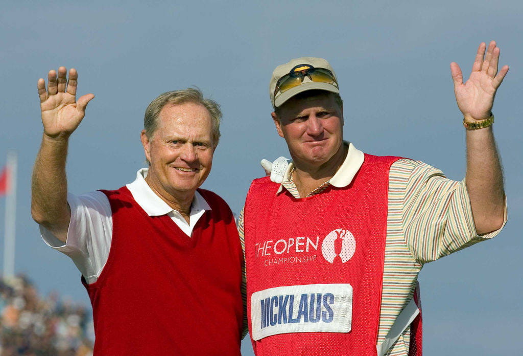 Jack Nicklaus and his son Steve Nicklaus